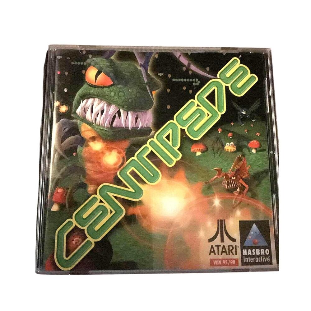Centipede Game Win 95/98 PC CD-ROM Atari Hasbro for Windows Computer Complete!!!
